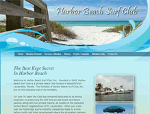 Tablet Screenshot of harborbeachsurfclub.com